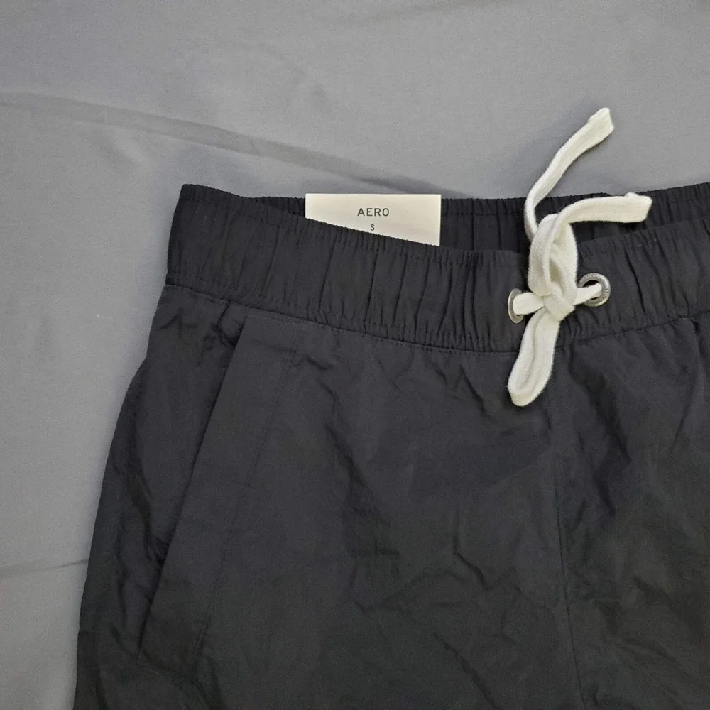 Aeropostale Mens Black Nylon‎ Graphic Board Shorts Swim Trunks Small NWT